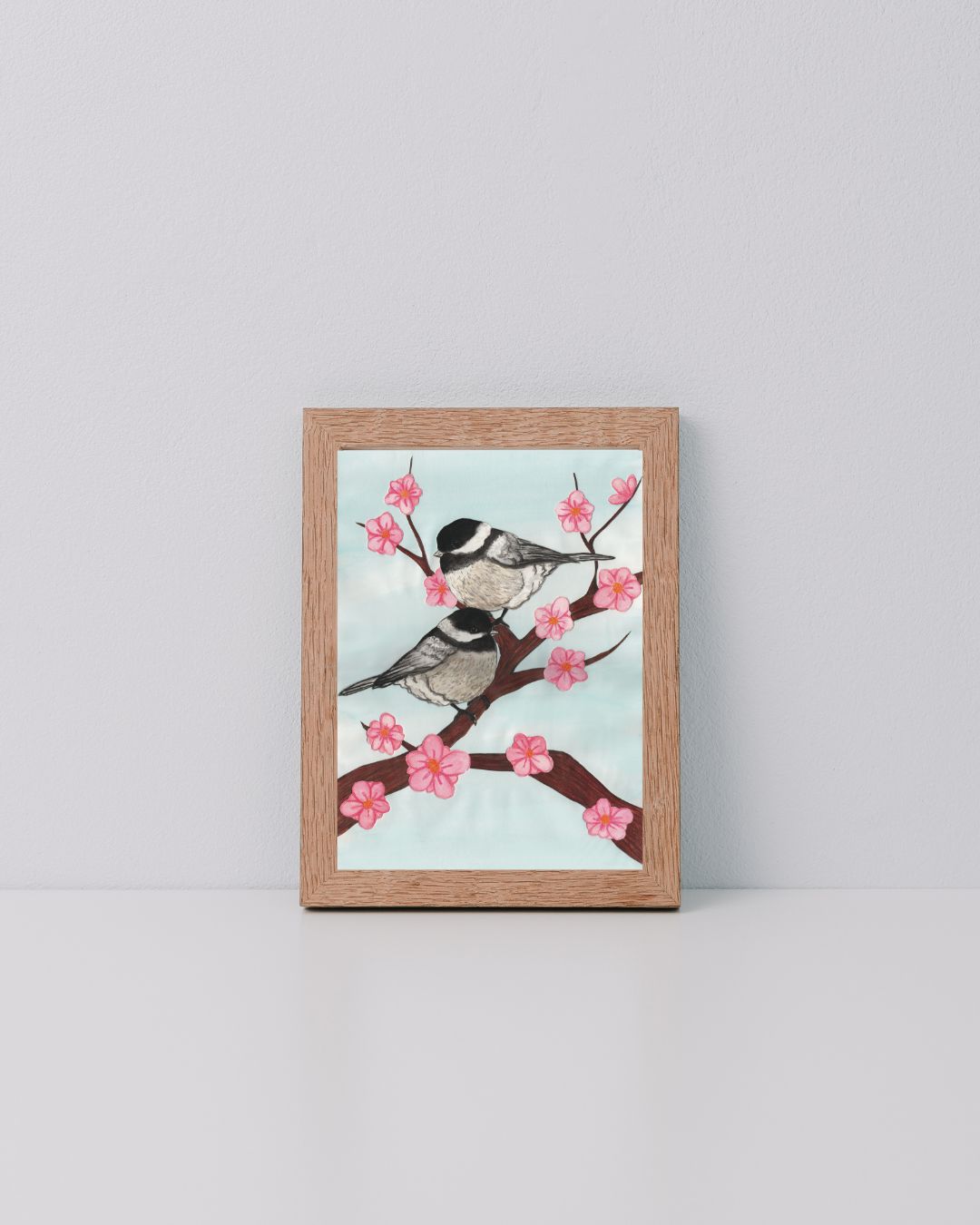 Chickadee Art print-"Resilience has Wings"