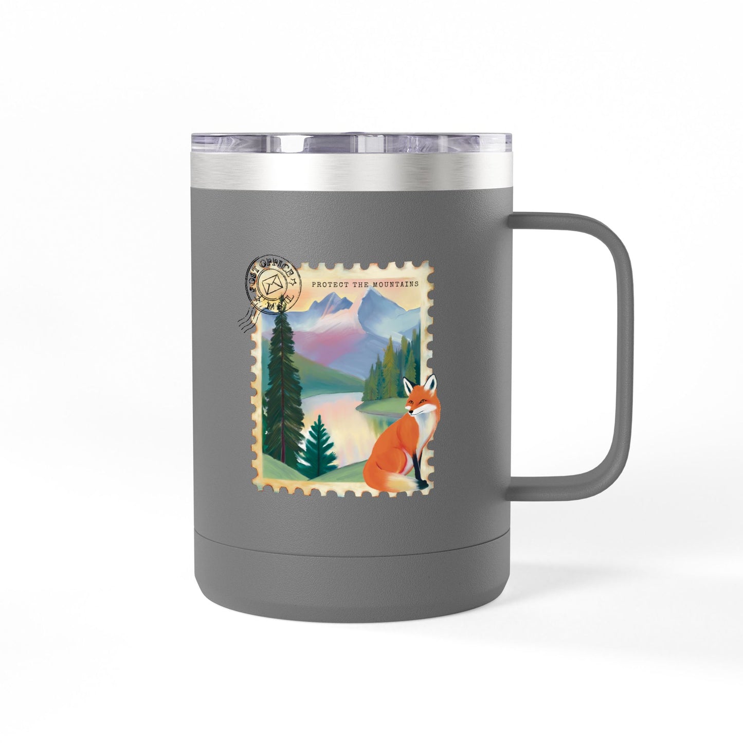 Forest Conservation Coffee Mug Tumbler, 15oz - Protect the Oceans