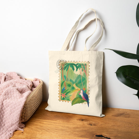 Protector of Jungles Canvas tote bag