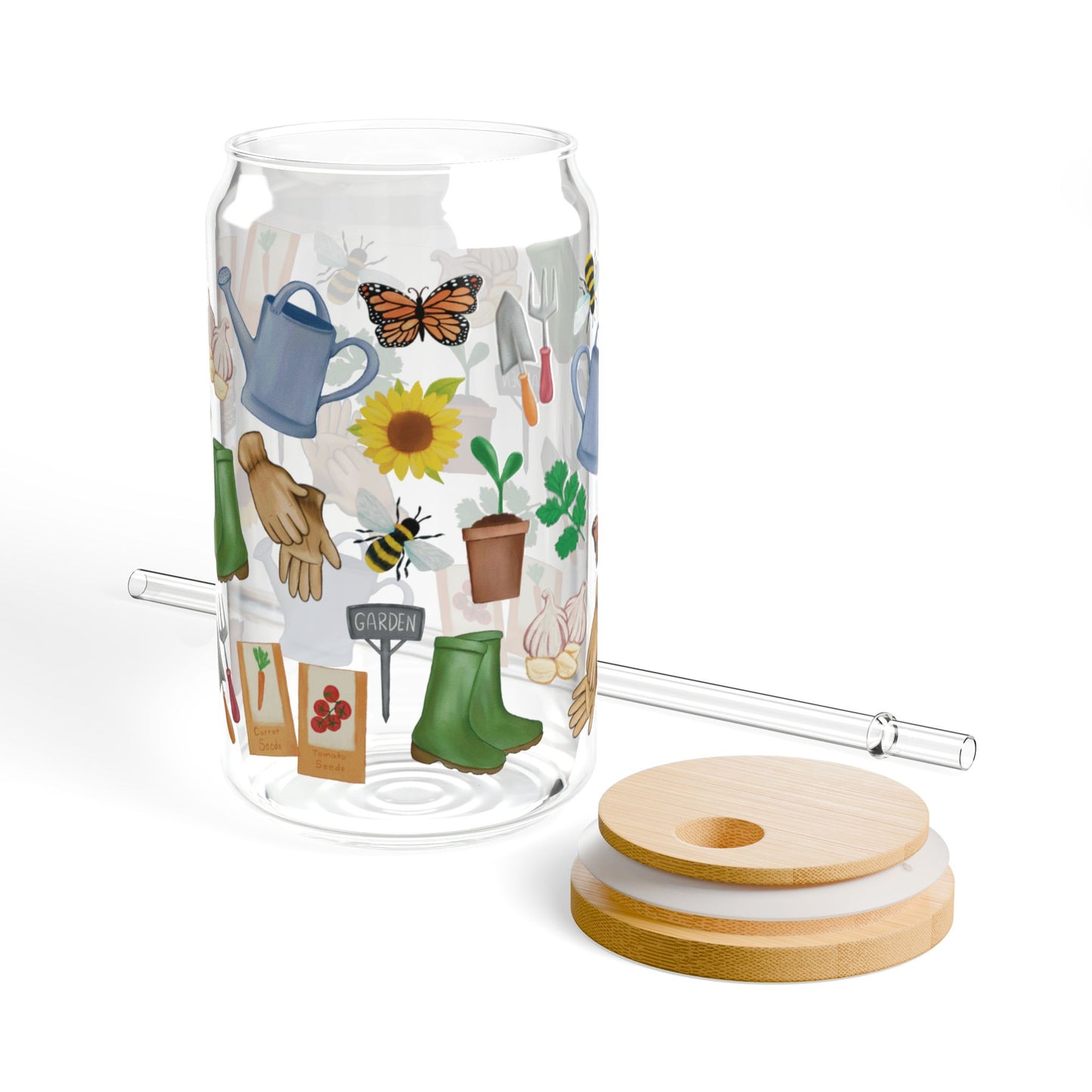 Garden Sipper Glass, 16oz