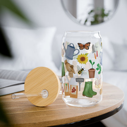 Garden Sipper Glass, 16oz