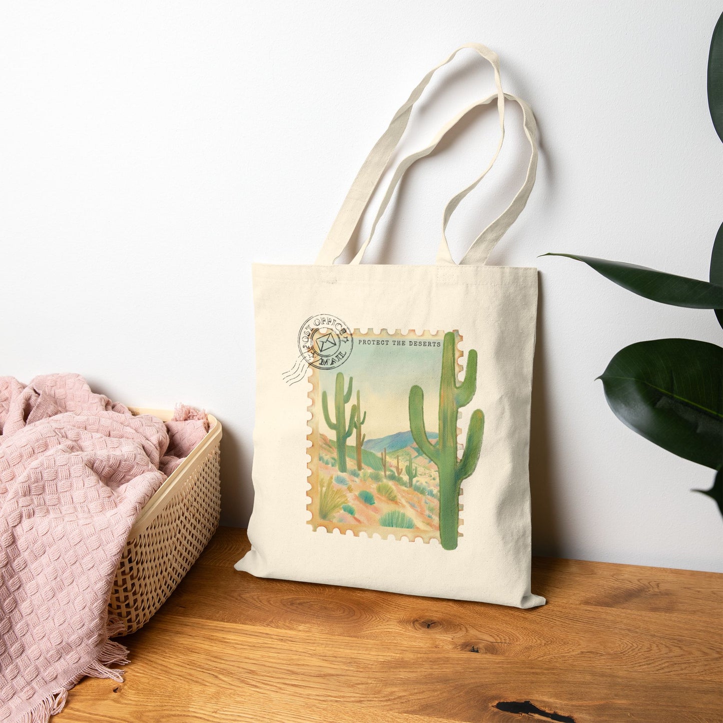 Desert Protector Canvas Tote bag