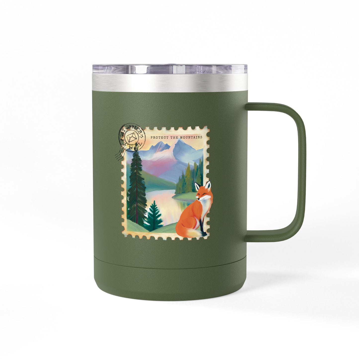 Forest Conservation Coffee Mug Tumbler, 15oz - Protect the Oceans