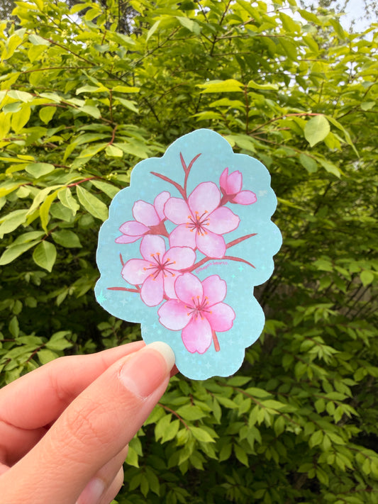 Cherry blossom sticker