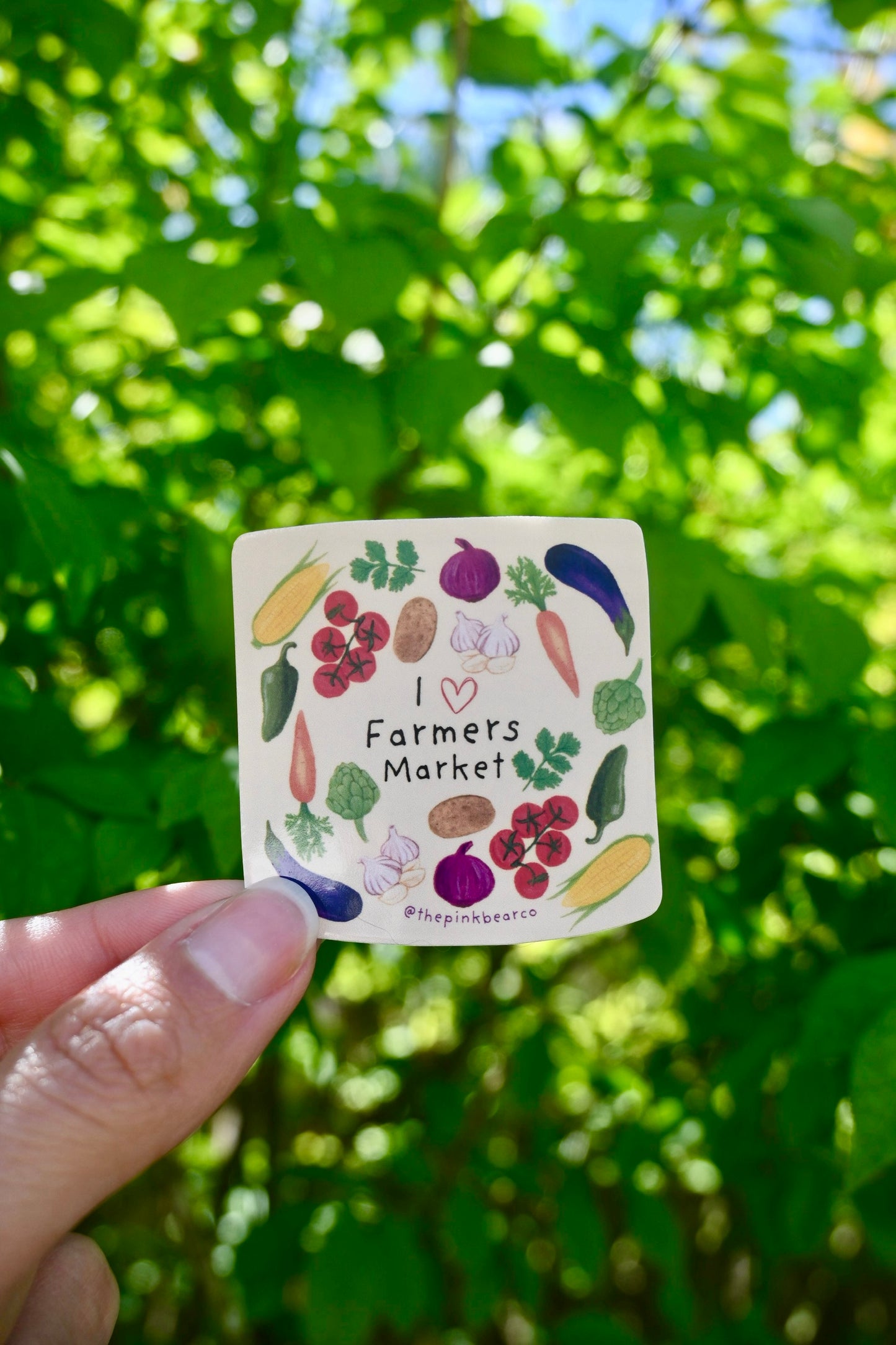 Farmers Market Sticker