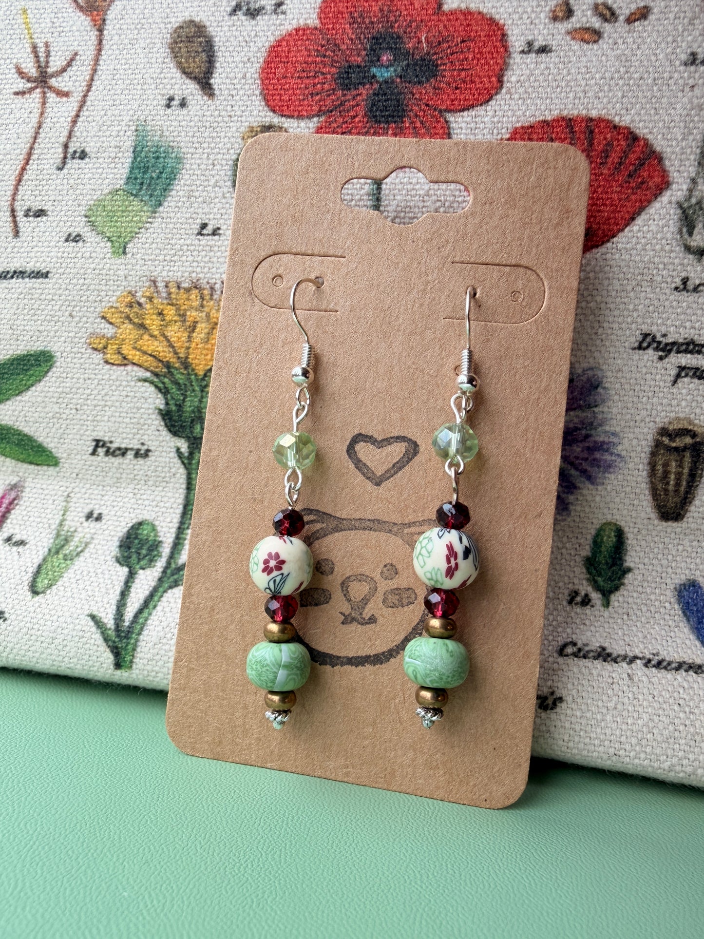 Garden Bloom Beaded Earrings