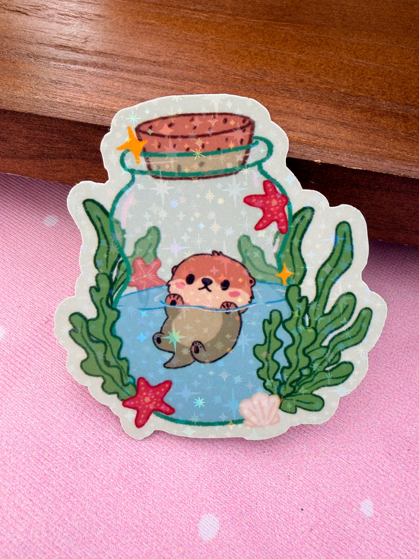 Jar of Cuteness Animal Stickers