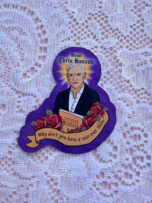 Saint Chris Hansen Sticker ✨🌹
