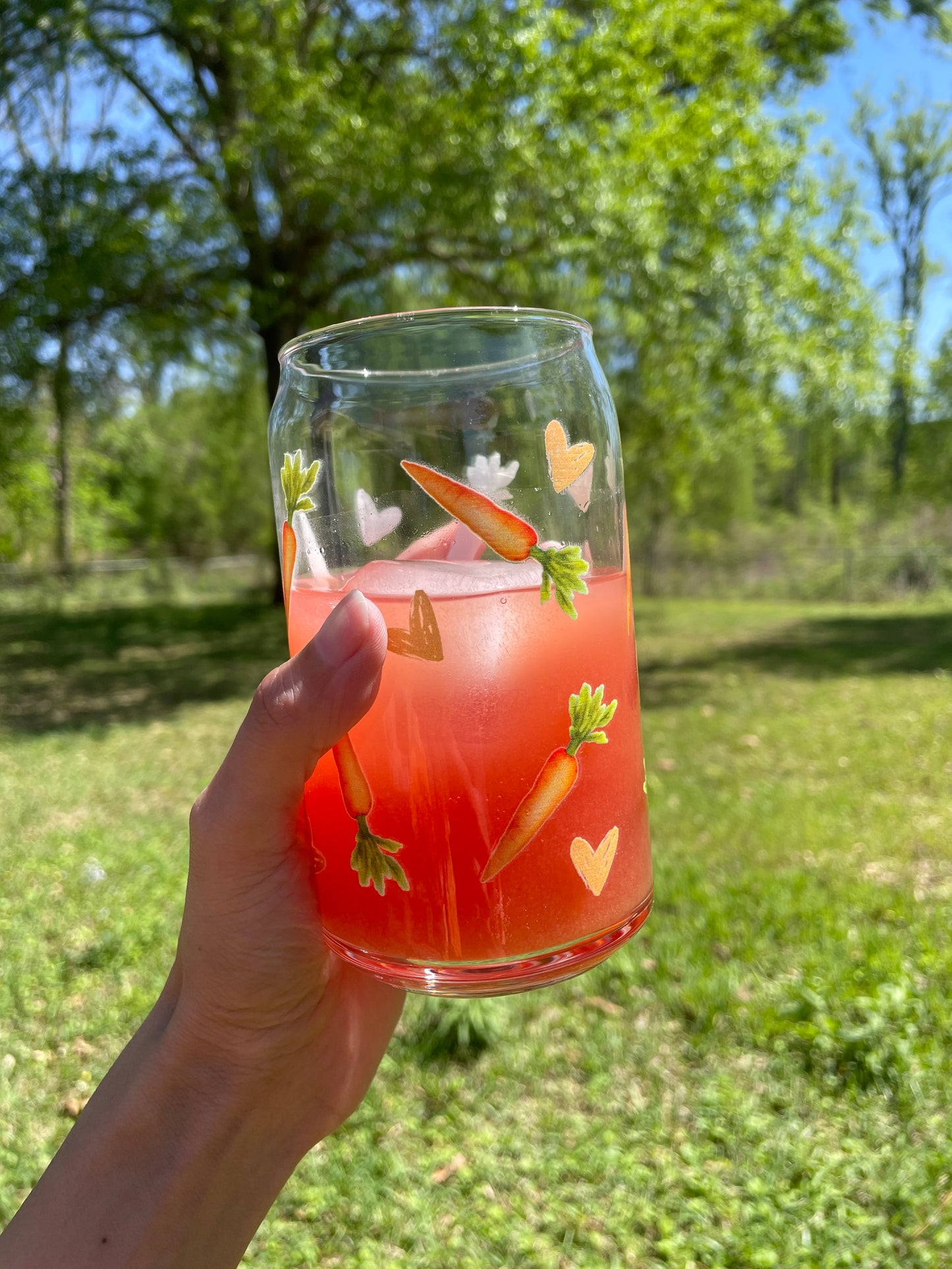 Carrot Sipper Glass 6oz