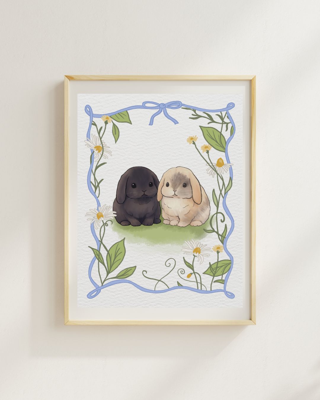 Luna and Finley Print