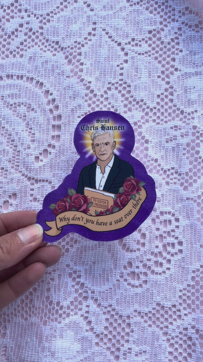 Saint Chris Hansen Sticker ✨🌹
