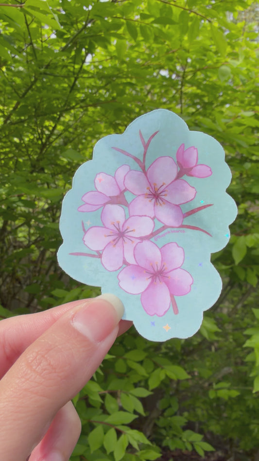 Cherry blossom sticker